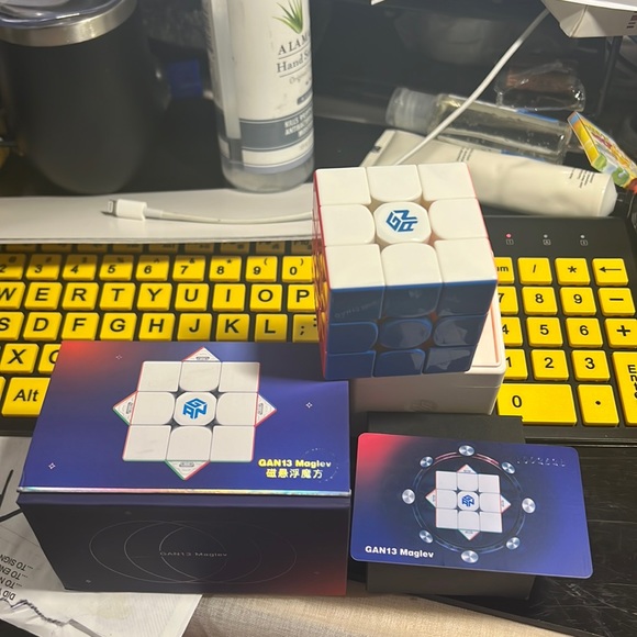 NIB Gan 13 Maglev FX Magnetic Speed Cube With Box, instructions, And Pouch - Picture 1 of 8